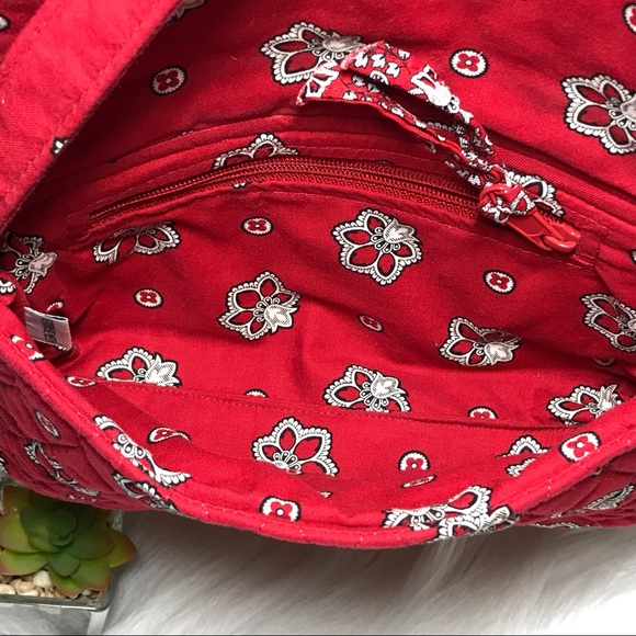 Vera Bradley Jilly Bag Red Bandana - Picture 3 of 4